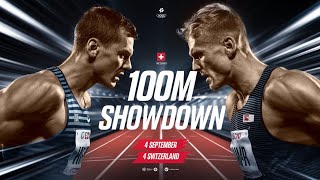 THE SHOWDOWN Mondo DUPLANTIS vs Karsten WARHOLM 100M Full Highlights Super Athletics Hub [upl. by Nywde]