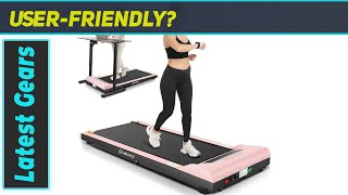 ANCHEER Walking Pad 25HP Under Desk Treadmill Review [upl. by Nassir438]