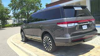 2024 Lincoln Navigator Black Label Chroma Caviar Dark Gray Metallic [upl. by Ymarej]