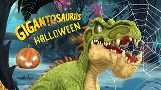 Dino Tricks amp Treats 🎃 Halloween Fun with Roars amp Adventure  Gigantosaurus Multilingual [upl. by Lyall]