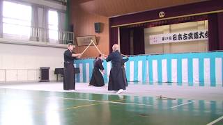 Shinto Ryu Kenjutsu demonstrated on October 17th 2010 at Shiratorisho Elementary School in Nagoya [upl. by Corney]