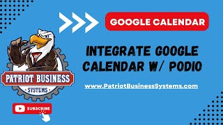 Google Calendar  Podio Calendar amp Task Integration [upl. by Etireugram]