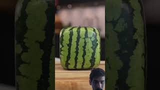 Square Watermelon watermelon fruit food japan shorts [upl. by Stirling61]