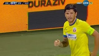 Tănase deschide scorul în Gruia CFR  Steaua 01 [upl. by Radec]