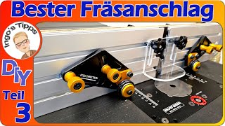 Multifunktionaler Fräsanschlag selber bauen Absaugung am Frästisch der Dewalt DWE 7492  IngosTipps [upl. by Soiritos118]