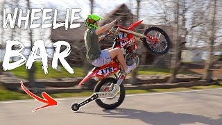 WHEELIE BAR FOR DIRT BIKES [upl. by Kerin]