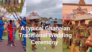 A typical Ghanaian Traditional Marriage Ceremony [upl. by Riamu105]