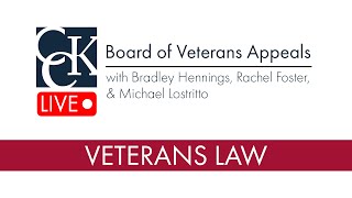 The Board of Veterans Appeals Explained [upl. by Leimad57]