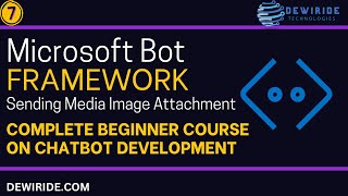 7 Sending Media Image Attachment to User using Microsoft Bot Framework SDK NET C  Chatbot Build [upl. by Merari]