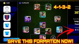 How to get 4132 formation in efootball 2024  4132 formation in pes  424 formation in efootball2024 [upl. by Ahserak]