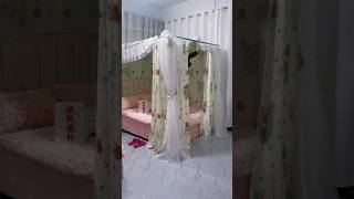 New highend palace doublelayer doublepole bed curtain mosquito net lightproof dustproof [upl. by Stillman133]