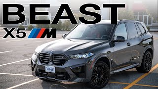 2024 BMW X5 M Competition Review  ITS A BEAST [upl. by Tsyhtema]