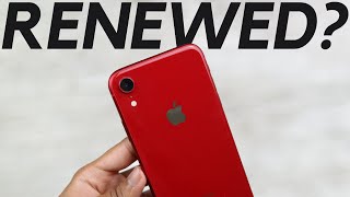 iPhone XR Amazon Renewed  UNBOXING  First Impressions Is It Worth Picking Up In 2021 [upl. by Ahsaele]