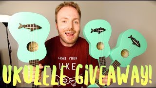 UKULELE UNBOXING AND GIVEAWAY [upl. by Niletac]