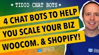 Tidio Chatbot For Boosting Online Conversion [upl. by Enitselec]