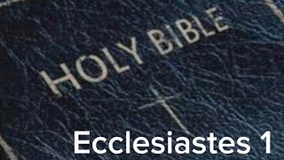 Ecclesiastes 1 NIV The Audio Bible [upl. by Eninnaj291]