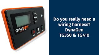 Do you really need a wiring harness DynaGen TG350 amp TG410 [upl. by Harte]