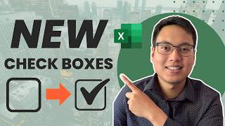 The NEW Way To Insert Checkboxes In Excel  Office 365 [upl. by Crocker]