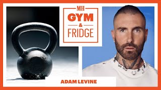 Adam Levine Shows Off His Gym and Fridge  Gym amp Fridge  Mens Health [upl. by Tien380]