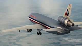 American Airlines Flight 96  Landing Animation 2 [upl. by Slack]