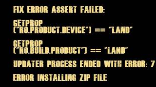 fix ERROR assert failed getpropquotroproductdevicequot [upl. by Leahcimsemaj]