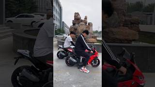 BMW Bike VS NINJA Bike 🏍️ Racing Challenge 😍 shorts youtubeshorts bike racing [upl. by Kilan]