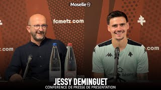 Mercato  Jessy Deminguet fait les présentations avec le FC Metz [upl. by Richmond93]