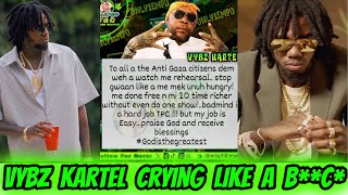 Alkaline Fans Have Vybz Kartel In His Feelings literally Crying [upl. by Enawyd988]