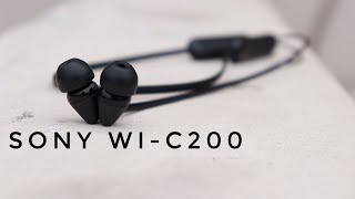 Sony WI  C200 Bluetooth earphones  Review [upl. by Nuri]