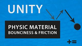 How to Create a Physic Material Bounciness amp Friction And Apply it to an Object in UNITY 2021 [upl. by Constantine117]