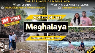 Top Places to Visit in Meghalaya  Meghalaya Travel Guide  North East India  Meghalaya Tour [upl. by Gersham]