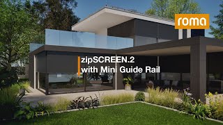 zipSCREEN2 with Mini Guide Rail [upl. by Ellehcar]