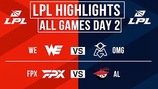 LPL Highlights ALL GAMES Day 2  LPL Spring 2024 [upl. by Yadsnil]