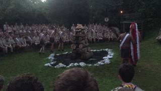 Ceremonial Campfire Camp Horseshoe Scout Reservation [upl. by Nosreh]