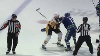 Utica Comets v Wilkes Barre Pens FIGHTS [upl. by Atnuahs]