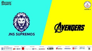 JBCN AVENGERS VS JBCN SUPREMOS  SCHOOL DADS  CRICKET CHAMPIONSHIP [upl. by Saoj]