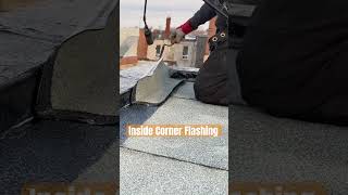 Inside Corner Cap Sheet Flashing roofer flatroof [upl. by Aical156]