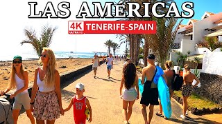 TENERIFE  PLAYA DE LAS AMÉRICAS  Actual Appearance in Different Places 🌡️ 4K Walk ● October 2024 [upl. by Dercy]