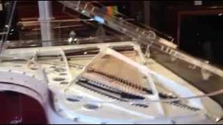 Schimmel Glass Grand piano model K213G Automated with Pianodisc iQ [upl. by Kcirdor]