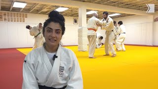 Refugee Olympic judo athlete prepares for Paris games [upl. by Mandle]