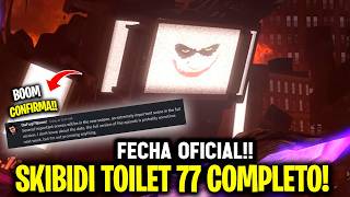 FECHA OFICIAL CONFIRMADA 😱 G MAN BASE SPEAKERMAN TV MAN ESCENA 🤫 Skibidi 77 Completo Fecha Spoiler [upl. by Mackenzie920]