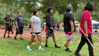 Stickball Team Walks In ChoctawSept 16 2023Ocmulgee [upl. by Aseefan640]