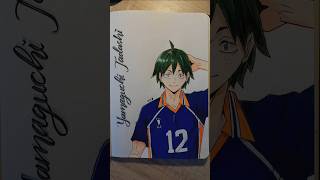 Yamaguchi Tadashi ✨  Haikyuu Drawing shorts animeart drawing redraw haikyuu [upl. by Yoj345]