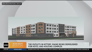 The outlets in Kittery Maine being demolished for hotel and housing complex [upl. by Nylirahs18]