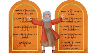 Antiguo Testamento Los 10 Mandamientos [upl. by Nida823]