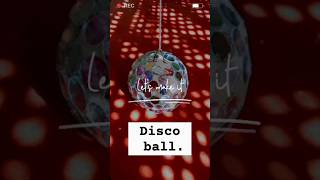 Disco ball⚾DIY Craft shortvideo trending Demand CraftBulletins001 [upl. by Ratib]