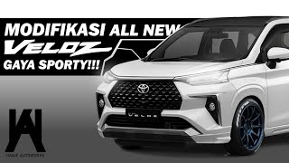 LEBIH KEREN DARI AVANZA Modifikasi All New Veloz 2021 Tema Sporty  Toyota Veloz  All New Avanza [upl. by Lenore]