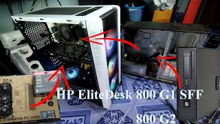 HP EliteDesk 800 G1 SFF อัพเกรดและย้ายเคส ประกอบคอมครั้งแรกในชีวิต 4 ชั่วโมงในการทำ [upl. by Gery]