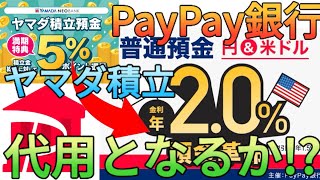 【年利2】PayPay銀行の預金革命はヤマダ積立預金の代替候補米ドル金利は4台なので騙されないようにしましょう [upl. by Niatsirk]