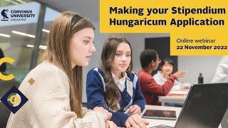 Making your Stipendium Hungaricum application [upl. by Sigmund]